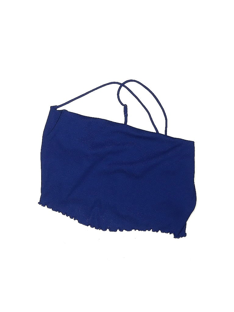 Pre-owned Urban Outfitters Swimsuit Top Blue Swimwear