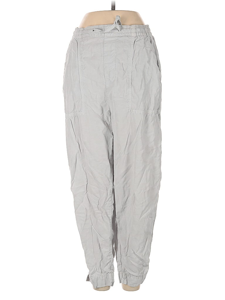 Pre-owned Zara Casual Pants In Gray