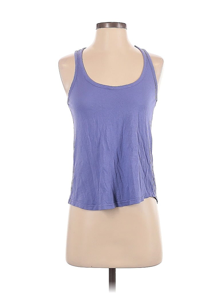 Pre-owned Splendid Tank Top Purple Halter Neckline Tops