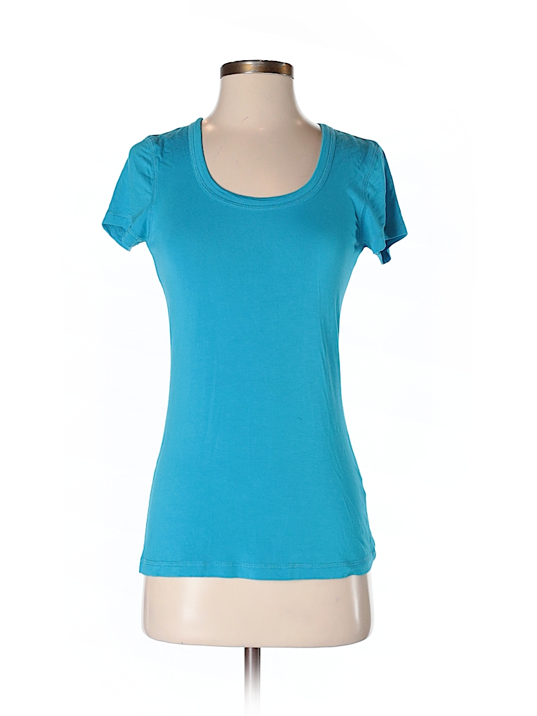 Cupio Solid Blue Short Sleeve T-Shirt Size S - 90% off | thredUP