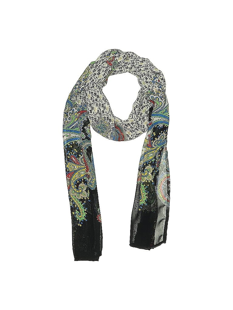 Pre-owned Assorted Brands Scarf In Black