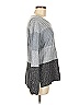 Soho 100% Acrylic Color Block Gray Blue Pullover Sweater Size M - photo 4