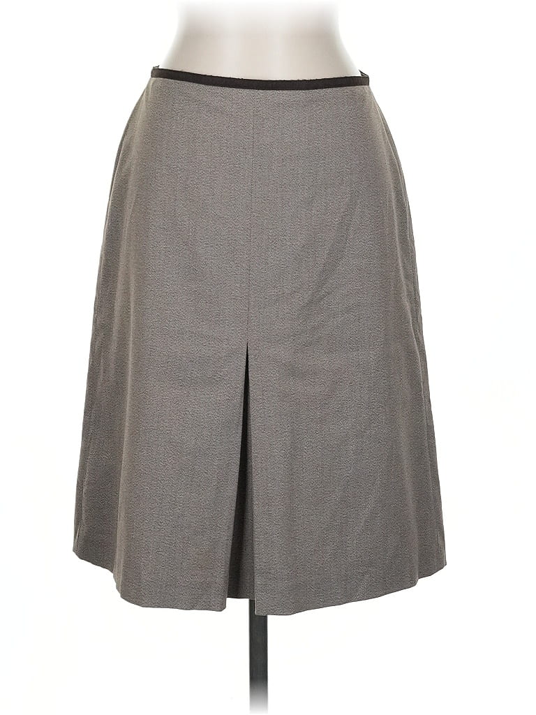 Pre-owned Ann Taylor Loft Formal Skirt In Brown