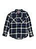 Butter 100% Cotton Plaid Blue Long Sleeve Button-Down Shirt Size M (big kids) - photo 1