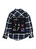 Butter 100% Cotton Plaid Blue Long Sleeve Button-Down Shirt Size M (big kids) - photo 2