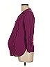 Old Navy - Maternity 100% Viscose Burgundy 3/4 Sleeve Blouse Size L - photo 5