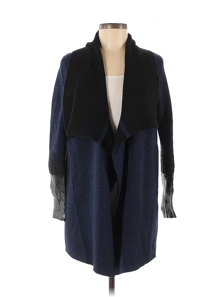 Pre-owned Vince Wool Coat In Blue