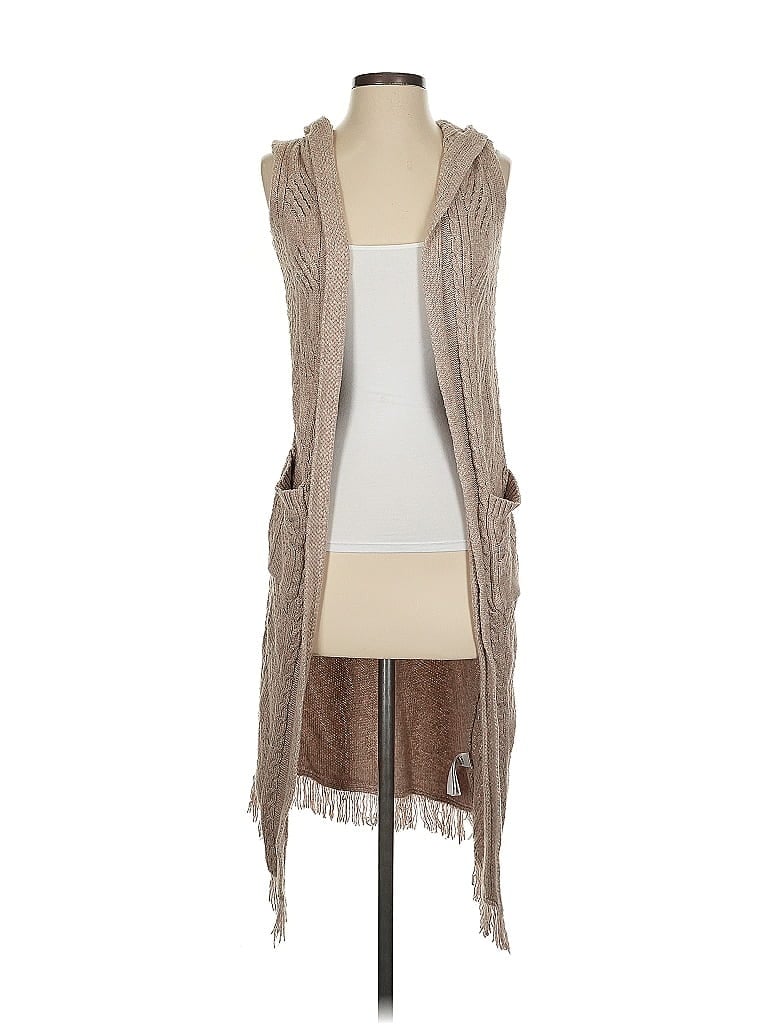 Pre-owned Cupcakes And Cashmere Cardigan Sweater In Brown