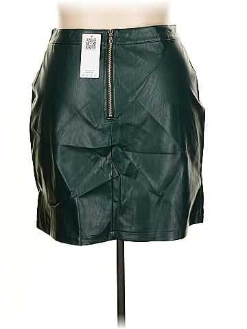 Zeagoo Faux Leather Skirt (view 2)