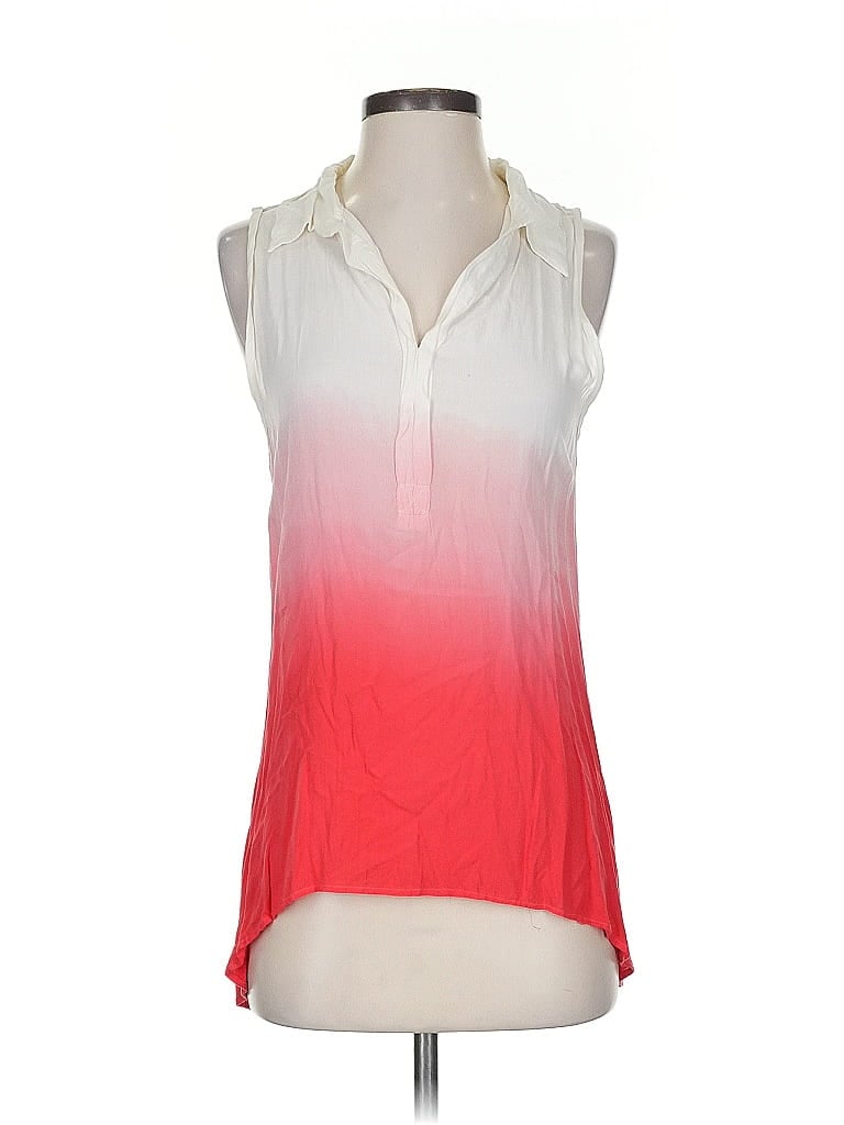 Pre-owned Fraiche By J Sleeveless Blouse In Red