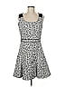 Marc by Marc Jacobs 100% Polyester Animal Print Gray Casual Dress Size 6 - photo 1