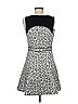 Marc by Marc Jacobs 100% Polyester Animal Print Gray Casual Dress Size 6 - photo 2