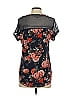 Blue Planet Black Blue Short Sleeve Top Size M - photo 2