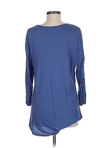 Indigo 3/4 Sleeve Blouse (view 2)