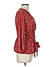 Max Studio 100% Polyester Red Kimono Size M - photo 4