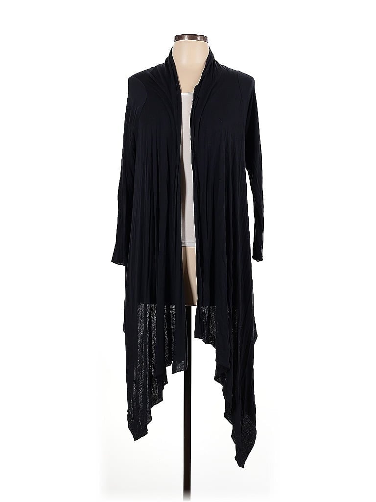 Pre-owned Assorted Brands Cardigan Sweater In Black