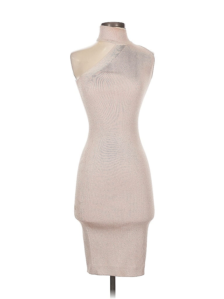 Cushnie Et Ochs Metallic Tan Pink Cocktail Dress Size XS - photo 1