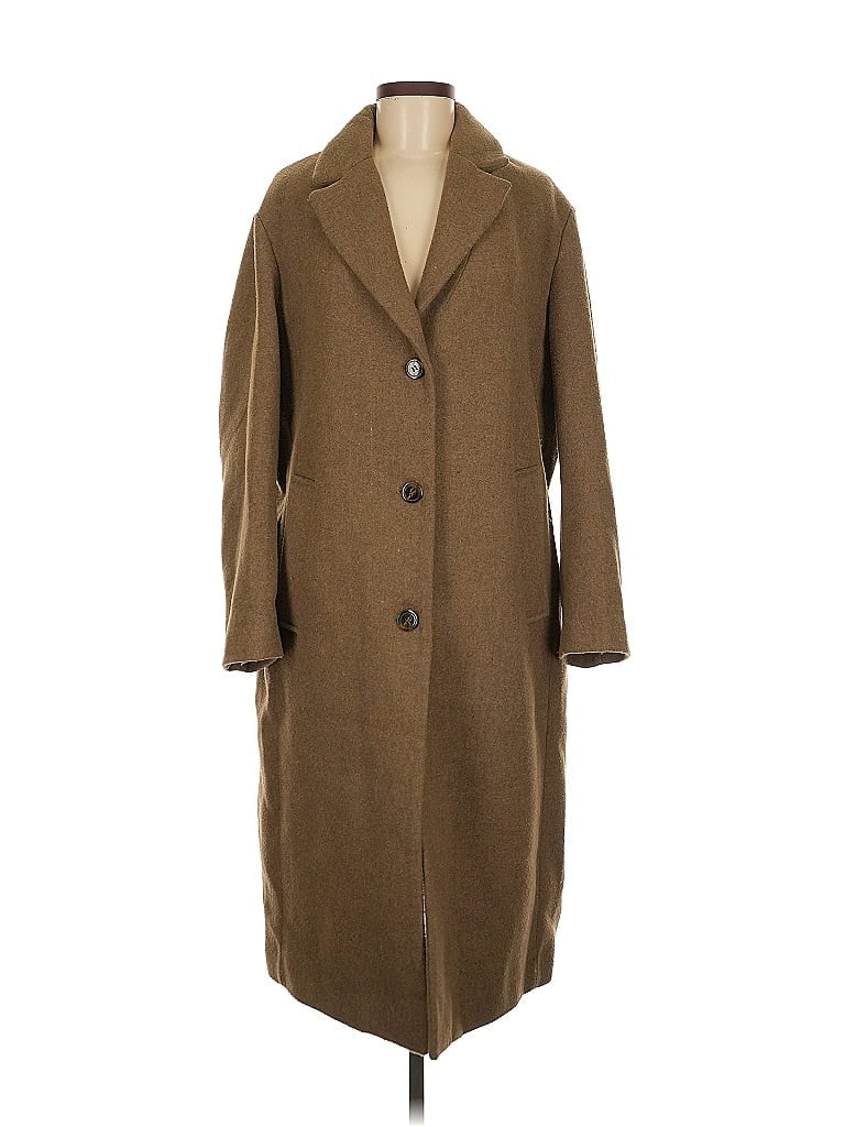 H&M Brown Coat Size M - photo 1