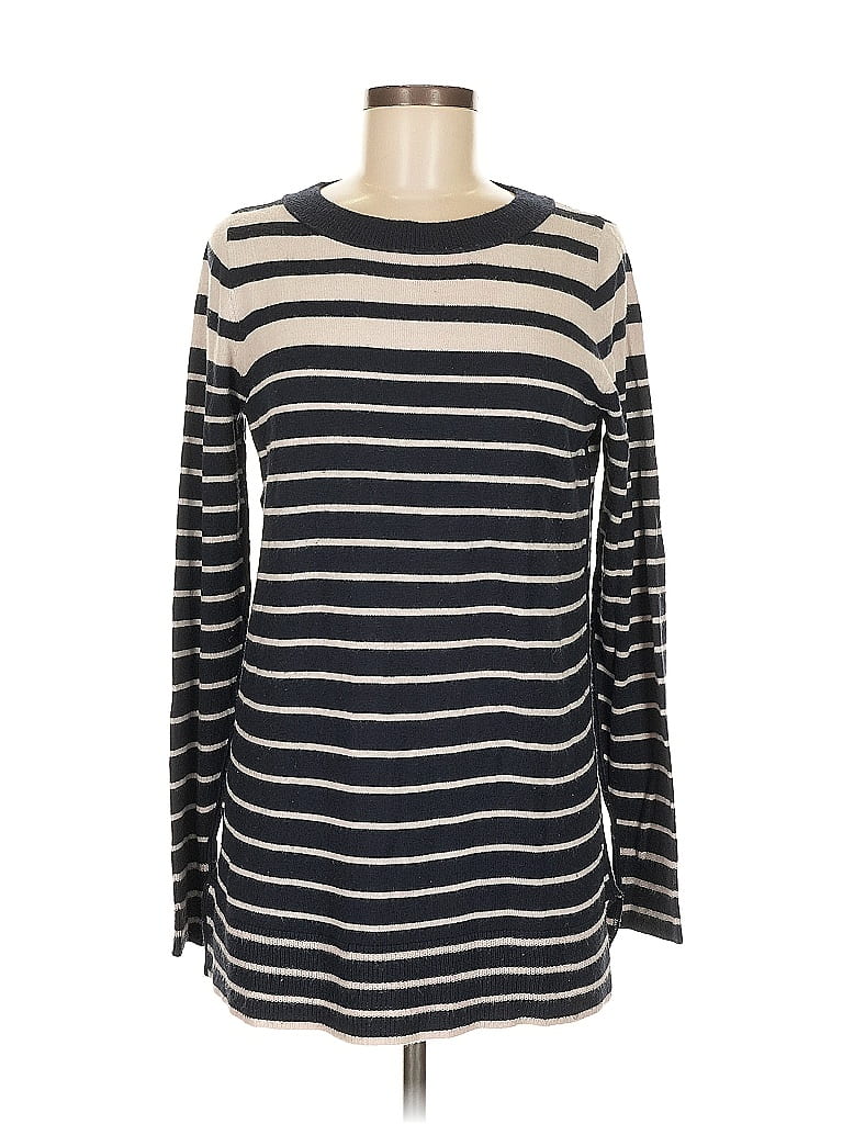 Pre-owned Ann Taylor Loft Pullover Sweater In Black