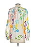 Tanya Taylor Yellow Long Sleeve Silk Top Size 2 - photo 2