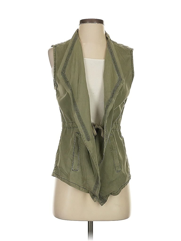 Pre-owned Max Jeans Vest In Green