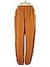 12th Tribe Solid Brown Track Pants Size S - photo 1