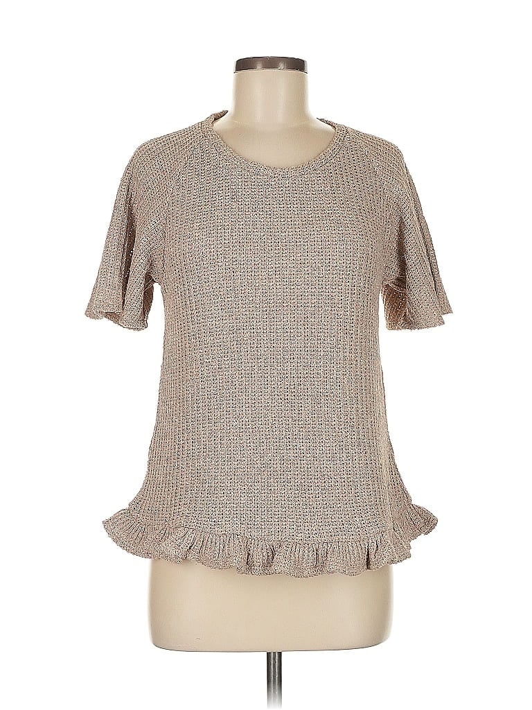 Pre-owned Bobeau Pullover Sweater In Brown