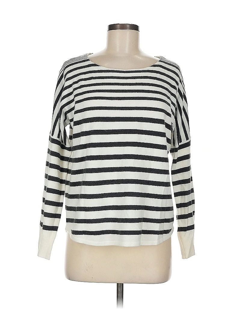 Pre-owned French Connection Pullover Sweater In Silver