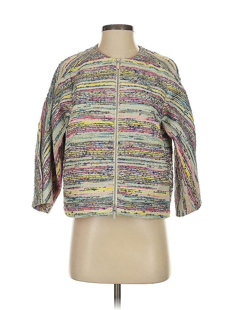 Worth New York Print Gold Jacket Size 4 - photo 1