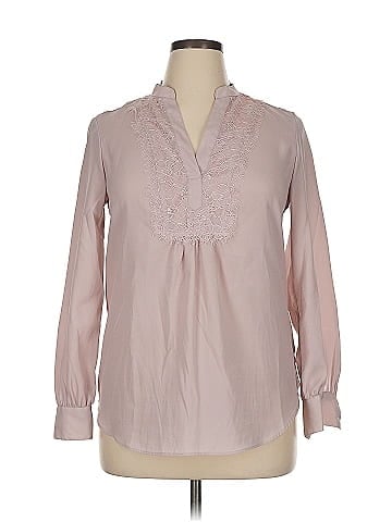 Daisy Fuentes Long Sleeve Blouse (view 1)