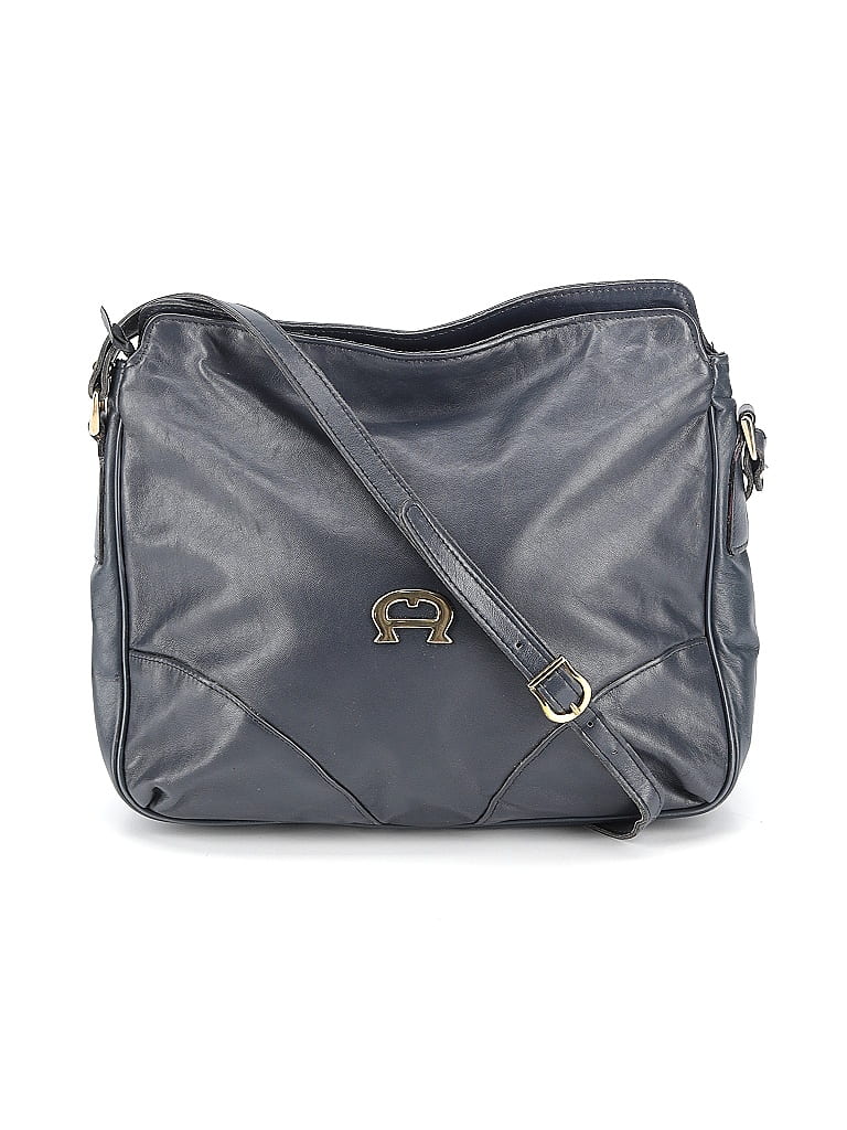 Etienne Aigner 100% Leather Blue Leather Crossbody Bag One size - photo 1