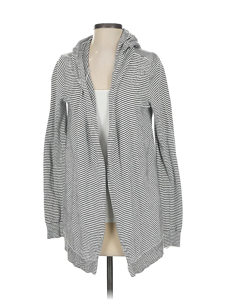 Pre-owned Ann Taylor Loft Cardigan Sweater In Gray