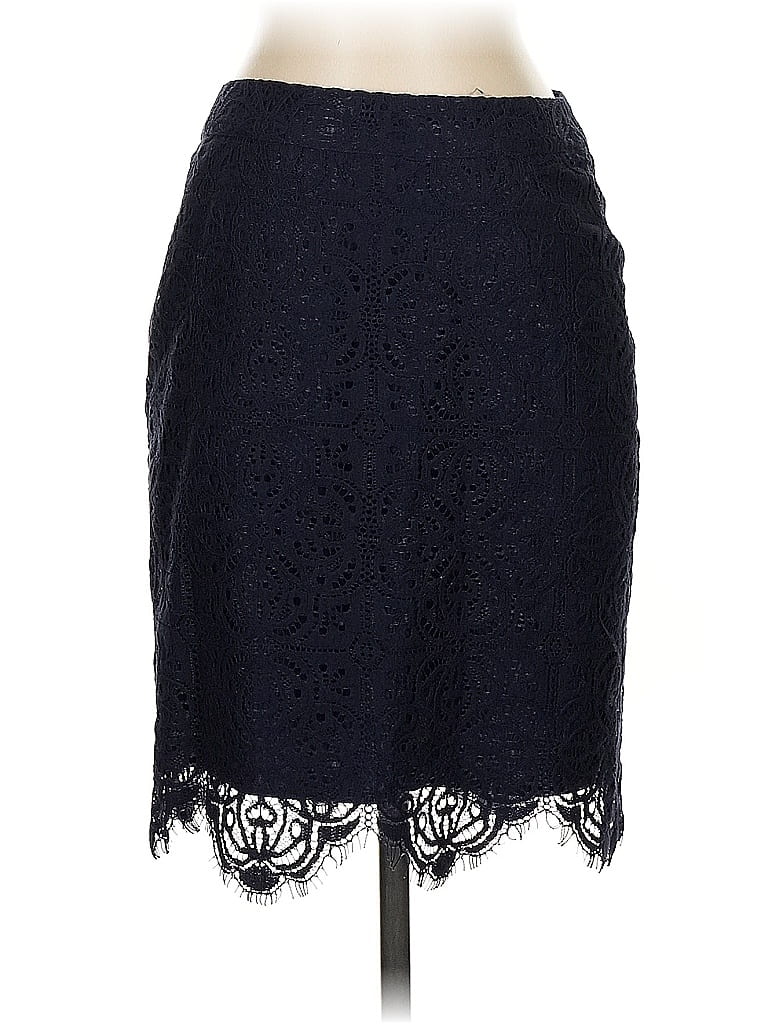 Pre-owned Ann Taylor Loft Outlet Formal Skirt In Blue