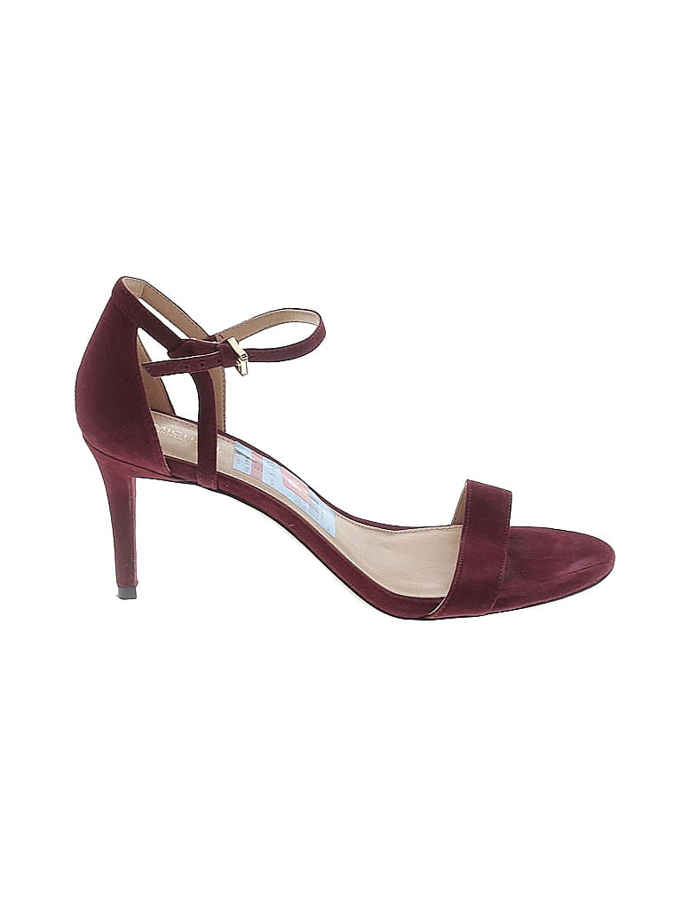michael kors burgundy heels