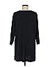 Lands' End Solid Black Casual Dress Size M - photo 2
