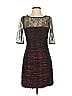 ML Monique Lhuillier 100% Acetate Tweed Black Cocktail Dress Size 2 - photo 1