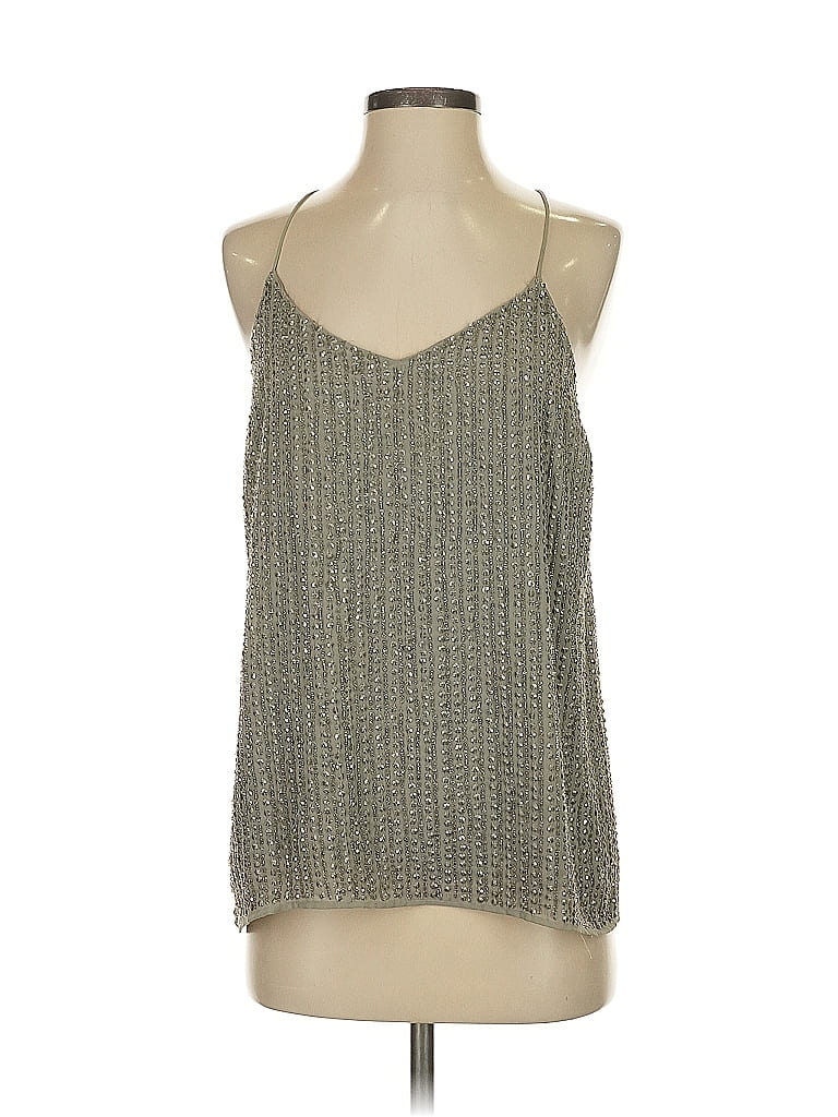 Pre-owned W118 By Walter Baker Sleeveless Blouse In Silver