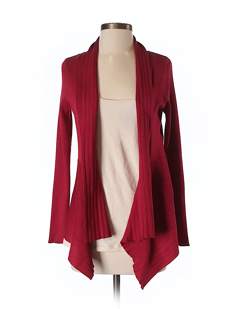 Verve Ami Solid Red Cardigan Size S - 66% off | thredUP