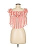 Lulus 100% Rayon Stripes Orange Sleeveless Blouse Size M - photo 2