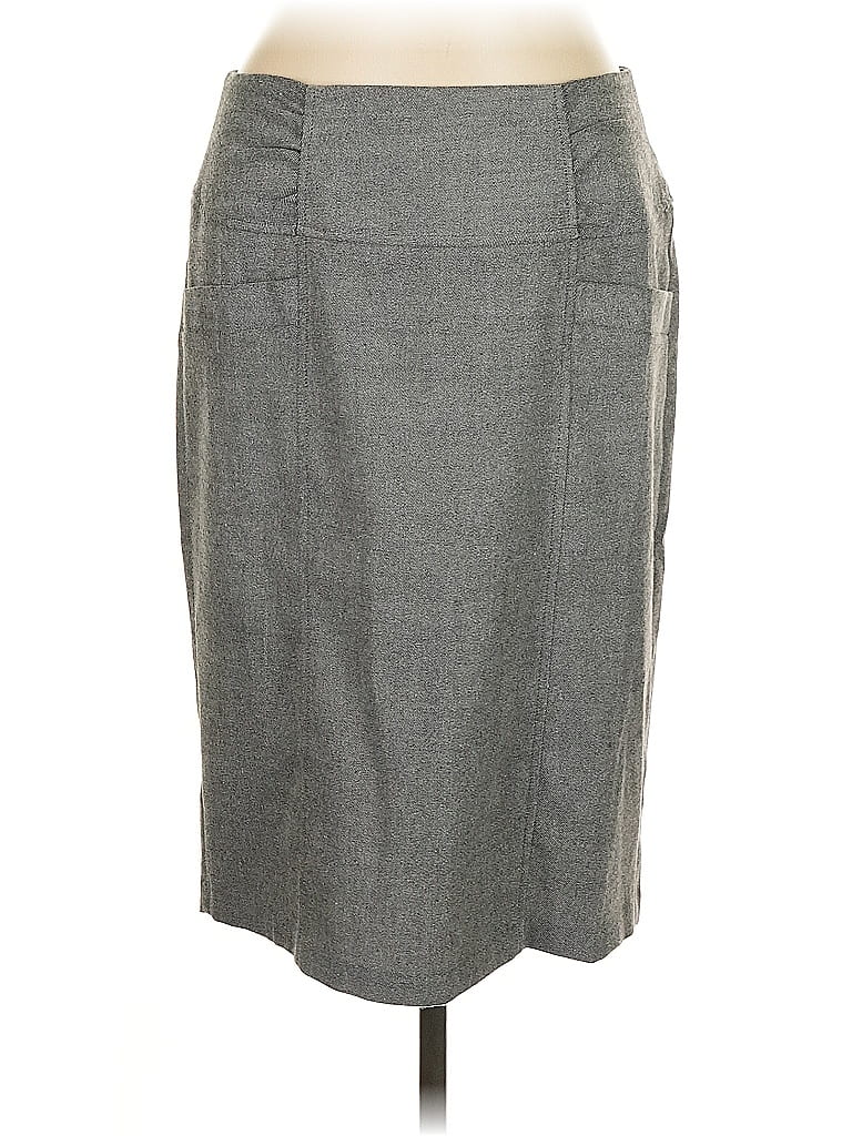 Pre-owned New York Clothing Co. Formal Skirt In Gray