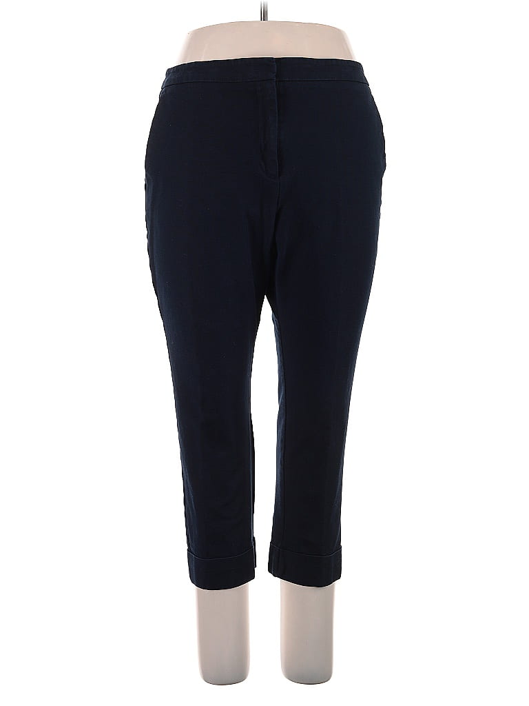 Ann Taylor Factory Solid Blue Casual Pants Size 14 (petite) - photo 1