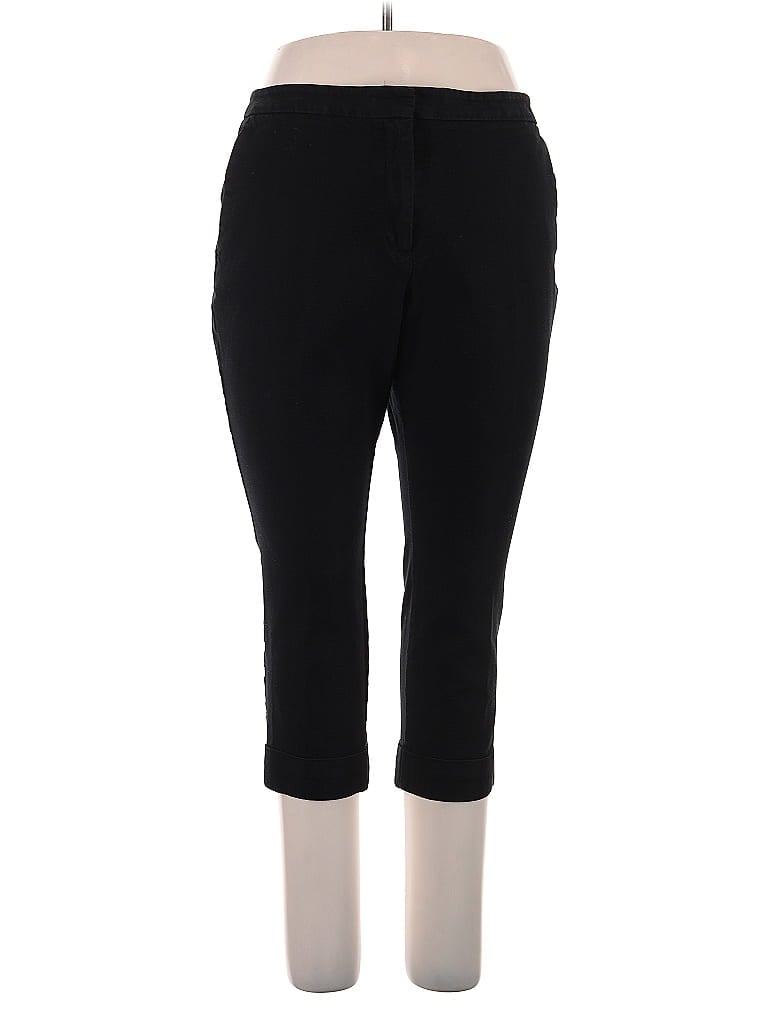 Ann Taylor Factory Color Block Black Active Pants Size 14 (petite) - photo 1