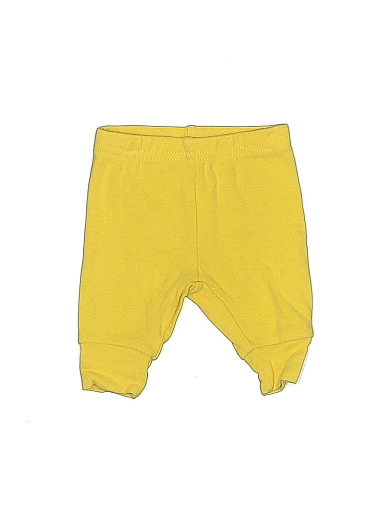 Just One You Made by Carter's 100% Cotton Yellow Casual Pants Size Newborn - photo 1