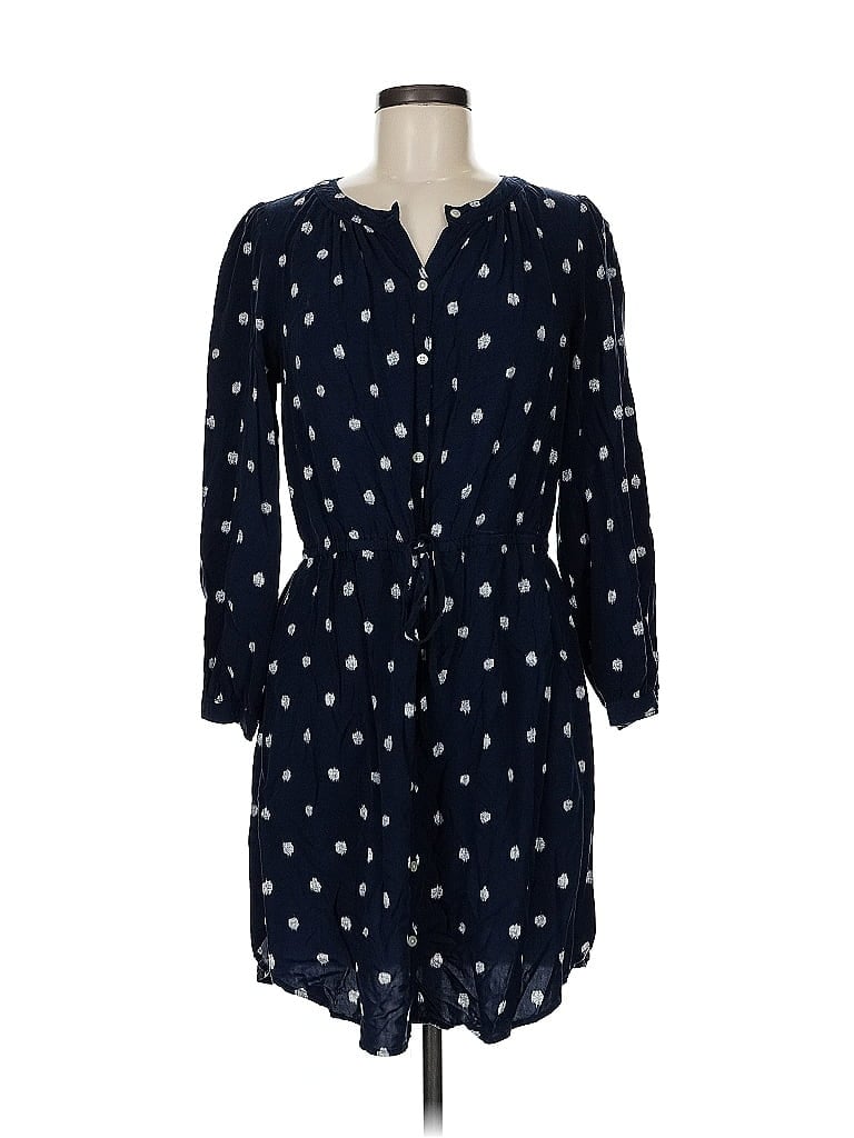 Pre-owned Ann Taylor Loft Casual Dress In Blue