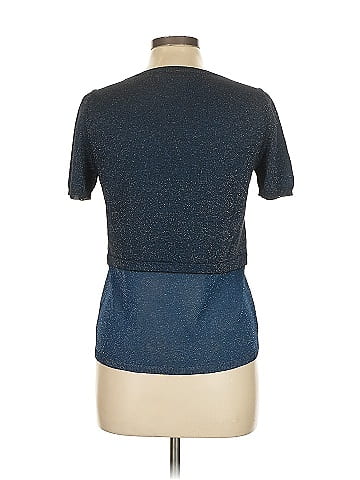 Blue Les Copains Short Sleeve Top (view 2)