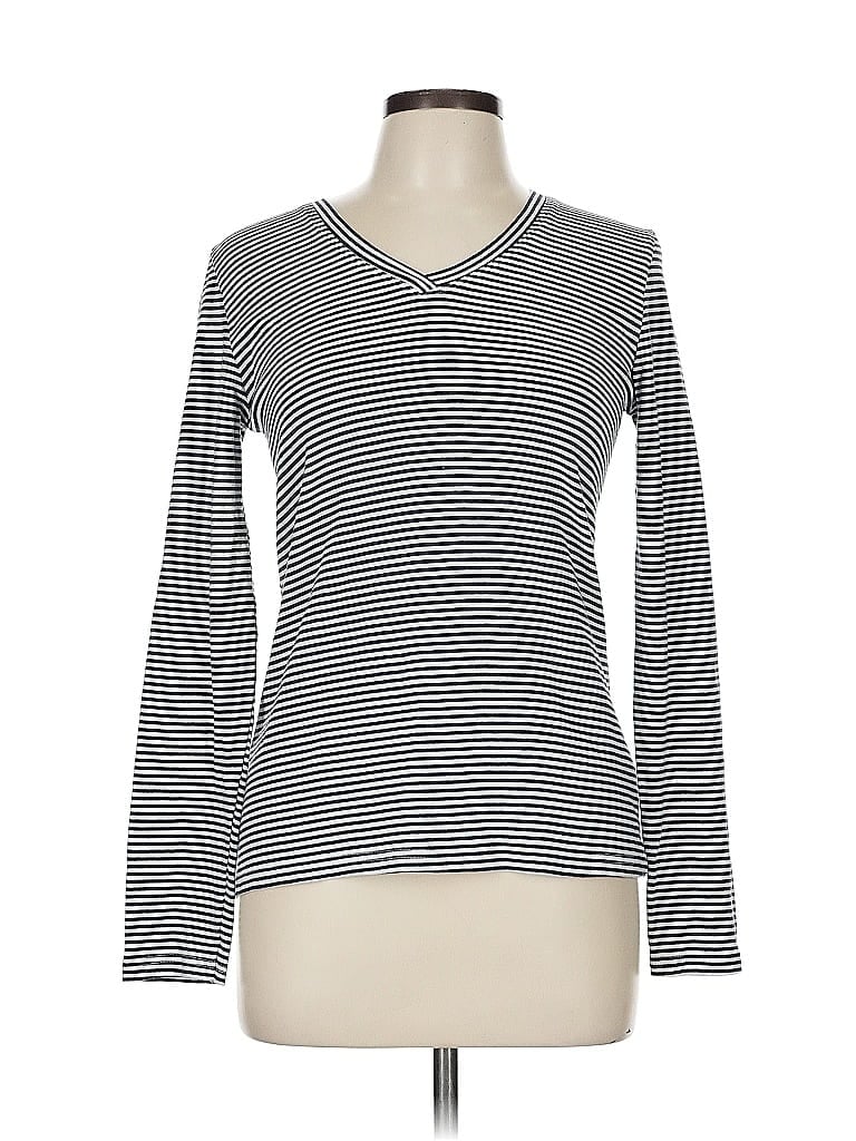 Pre-owned Eddie Bauer Long Sleeve T-shirt In Blue