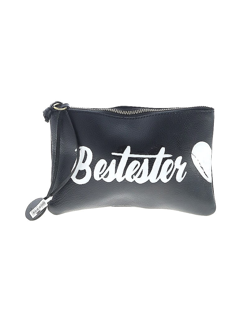 Madewell Black Leather Wristlet One size - photo 1