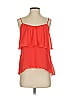 Gianni Bini 100% Polyester Orange Sleeveless Blouse Size XS - photo 1