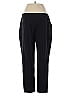 Piazza Sempione Solid Black Active Pants Size EU (IT) 48 / US 12 - photo 2