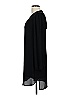 Aqua 100% Polyester Solid Black Casual Dress Size M - photo 5